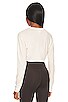 view 3 of 4 Stella Long Sleeve Cropped Tee in Parchment
