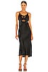 view 1 of 3 Lace Midi Slip dress in Black