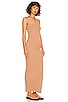 view 2 of 3 Dylon Strapless Knit Dress in Camel