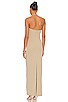 view 3 of 3 Johannah Halter Maxi Dress in Nude