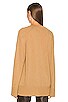 Zuri Recycled Cashmere Oversized V Neck, view 3 of 4, click to view large image.