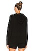 view 3 of 4 Aubrianna Recycled Cashmere Hoodie in Black