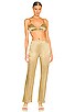view 4 of 4 Ania Pant in Gold