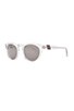 view 2 of 3 Voyager 13 Sunglasses in Crystal Shiny