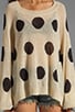 White Label Polka Dot It Pfeiffer Sweater, view 3 of 4, click to view large image.