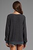 view 2 of 3 Take Me To Paris Sweater in Dirty Black