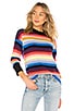 view 1 of 4 Multicolor Stripe Sweater in Chroma Multi