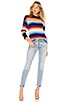 view 4 of 4 Multicolor Stripe Sweater in Chroma Multi