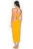 view 4 of 4 Snake Chain Cut Out Maxi Dress in Tangerine