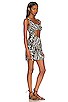 Ruched Cut Out Mini Dress, view 2 of 3, click to view large image.