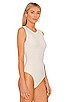 view 3 of 5 Muscle Tank Bodysuit in Ivory