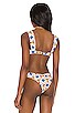 view 3 of 4 Claudia Bikini Top in Pearl Tile Multi