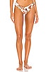 view 1 of 4 Delilah Bikini Bottom in Cowhide Brown Multi