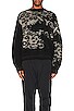 view 3 of 4 U LPD Knit Crew in Black