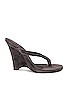 view 1 of 5 SEASON 8 Terry Cloth Wedge Thong Sandal in Core