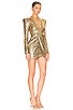view 2 of 4 Hyde Sequin Mini Dress in Gold