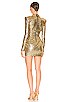 view 3 of 4 Hyde Sequin Mini Dress in Gold