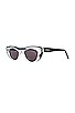 view 2 of 3 Celeste Cateye Sunglasses in Black