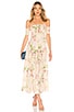 view 1 of 3 Iris Shirred Bodice Maxi Dress in Cream Floral