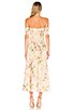 view 3 of 3 Iris Shirred Bodice Maxi Dress in Cream Floral