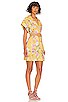 view 2 of 3 Cuffed Mini Dress in Mustard Rose