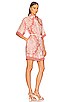 view 2 of 3 Relaxed Shirt Dress in Rose Baroque Floral