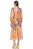 view 3 of 3 Patchwork Long Dress in Patch Floral