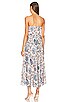 view 3 of 3 Vitali Bandeau Midi Dress in Cornflower Floral