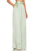 view 2 of 4 SILK WIDE LEG パンツ in Light Green