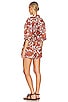 view 3 of 3 Tiggy Utility Playsuit in Coral Paisley