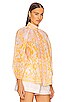 view 2 of 5 Billow Blouse in Yellow Palm