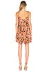 view 3 of 3 Lovelorn Frill Tie Shoulder Dress in Pink Floral
