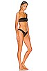 view 2 of 3 Tropicana Asymmetrical Bikini Set in Noir