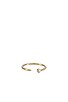 view 2 of 4 Diamond Nail Cuff Ring in Gold