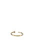 view 4 of 4 Diamond Nail Cuff Ring in Gold