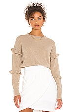 Product image of 27 miles malibu Josephine Ruffle Sweater. Click to view full details