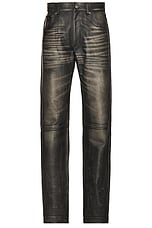 Leather Fivepocket Leather Jean