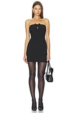 Azura Bow Mini Dress - thumbnail 4