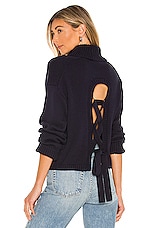 Product image of 525 Laced Back Turtleneck Sweater. Click to view full details