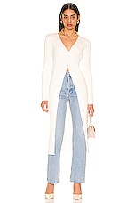 Product image of 525 Wide Rib Long Cardigan. Click to view full details