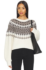 Alora Long Sleeve Fair Aisle Top - thumbnail 4