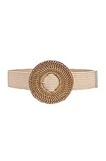 Woven Belt in Ivory - thumbnail 4