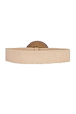 Woven Belt in Ivory - thumbnail 5