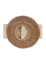 Woven Belt in Ivory - thumbnail 6