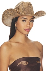 Midnight Rider Snakeskin Printed Cowboy Hat - thumbnail 8