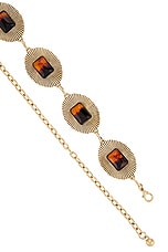 Gold Chain With Amber Stone Details Belt - thumbnail 5