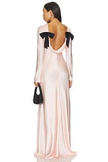 Cowl Back Dress With Bows - thumbnail 4