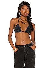 Product image of AALIYAH x REVOLVE I Dont Wanna Denim Bra Top. Click to view full details