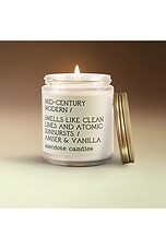 Mid-century Modern Glass Jar Candle - thumbnail 5