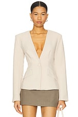 Elizabeth Deep V Blazer - thumbnail 9